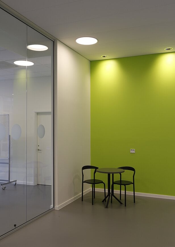 Plafón empotrable LED Circle Recessed, 26,7 cm, blanco