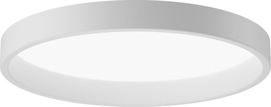 Plafón LED semiempotrado Circle, 45,6 cm