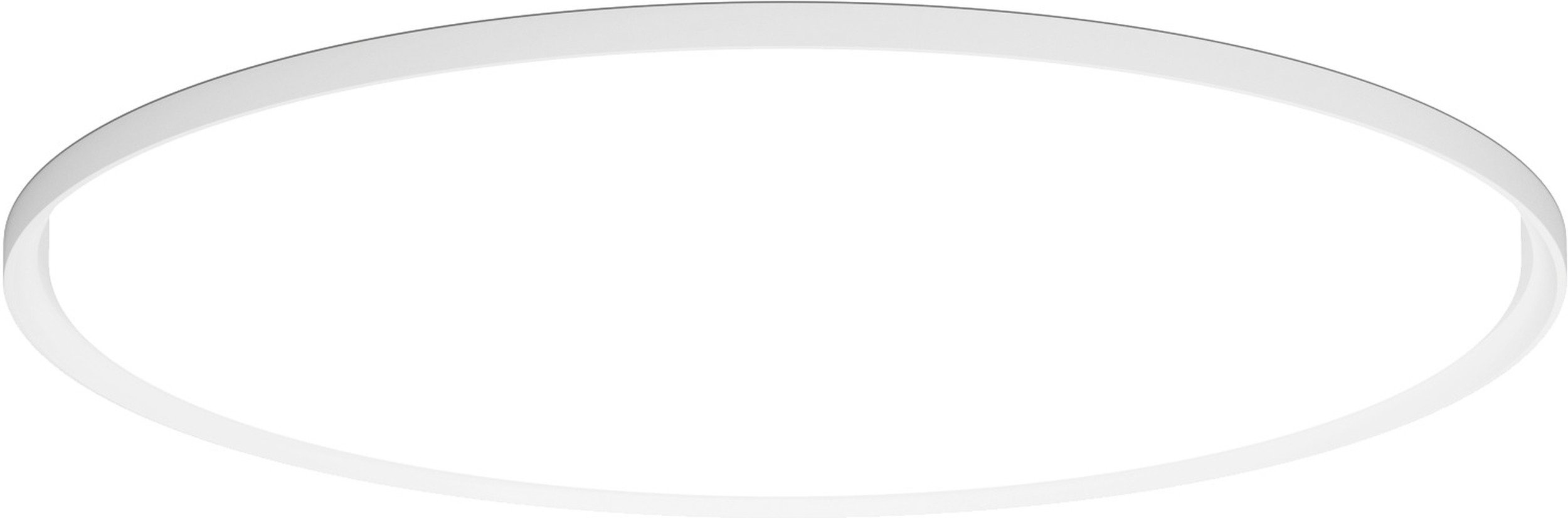 Plafon Slim Round Recessed LED KA 44 cm biały z dyfuzorem opal sterowanie oświetleniem Dali