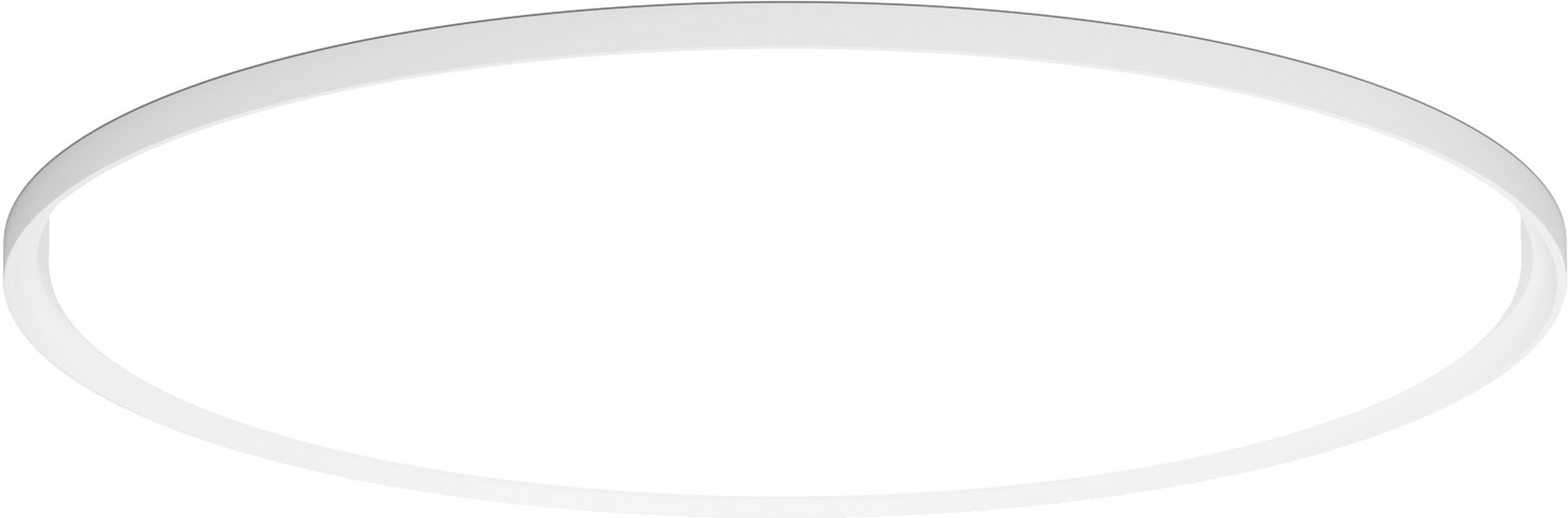 Plafon Slim Round Recessed LED KA 44 cm biały z dyfuzorem pryzmatycznym sterowanie oświetleniem Dali