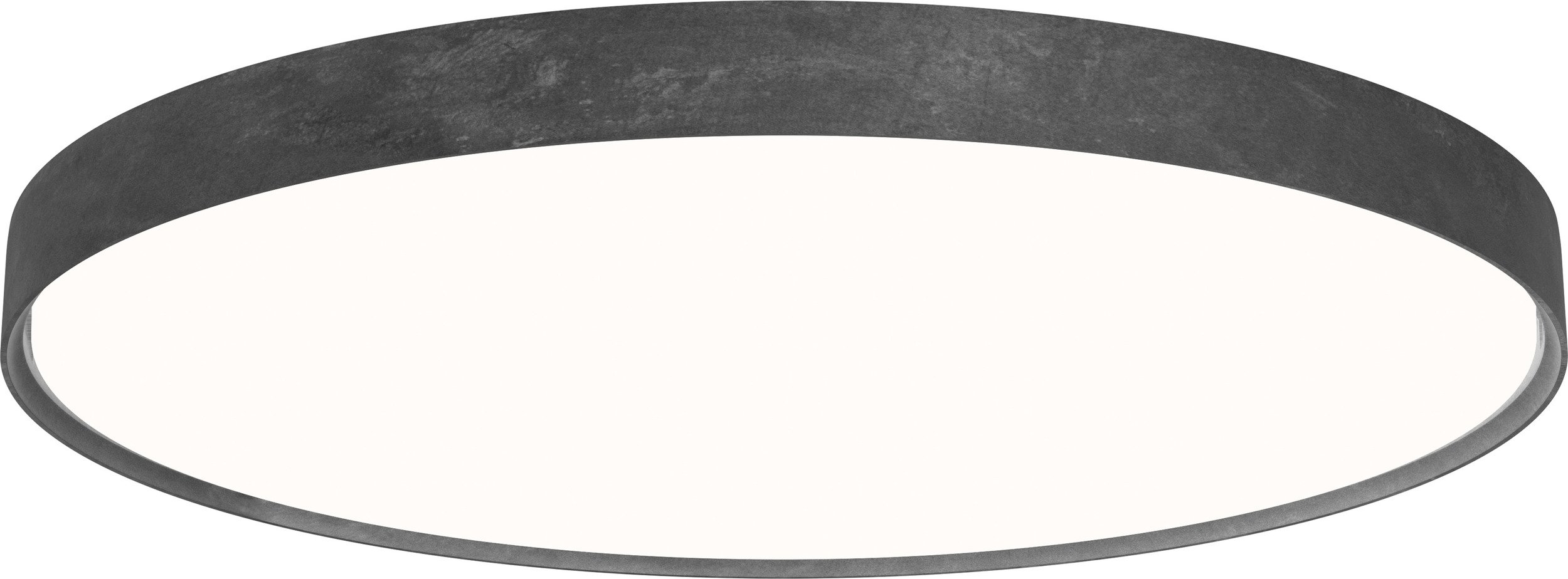 Plafon Slim Round Semi Recessed LED 3000K 68 cm aluminium z dyfuzorem opal sterowanie oświetleniem Dali