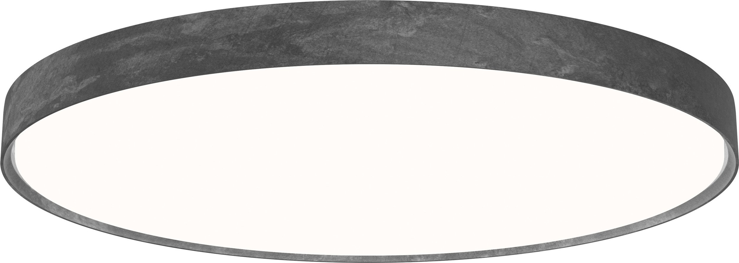 Plafon Slim Round Surface LED 3000K 68 cm aluminium z dyfuzorem opal sterowanie oświetleniem Dali