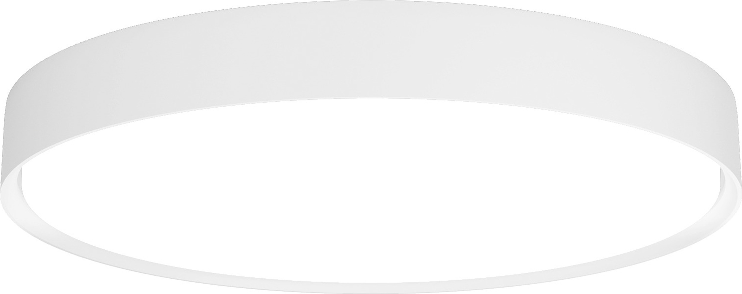 Plafon Slim Round Surface LED 3000K HO 44 cm biały z dyfuzorem opal sterowanie oświetleniem Dali