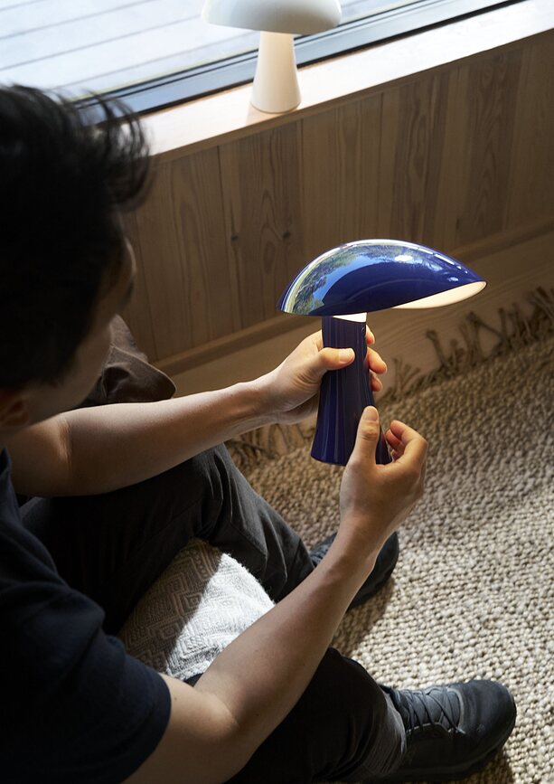 Rumee Svetilka brezžična, siva