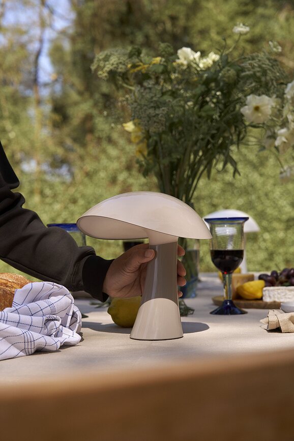 Rumee Svetilka brezžična, siva