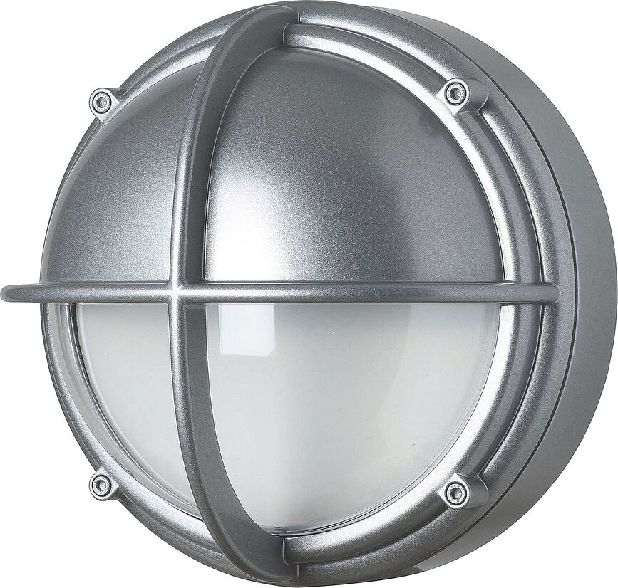 Skot Half Stenska svetilka LED 3000K, prozorna, z aluminijastim okvirjem
