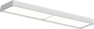 Slim Box Semi Recessed LED Laelamp koos mikroprismaatilise hajutiga