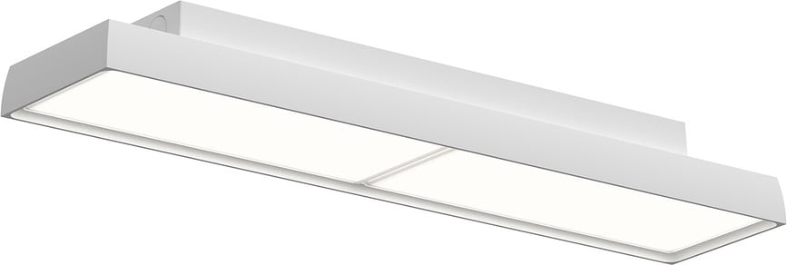 Slim Box Surface LED 3000K Laelamp valge koos mikroprismaatilise hajutiga Dali valgustuse kontroll