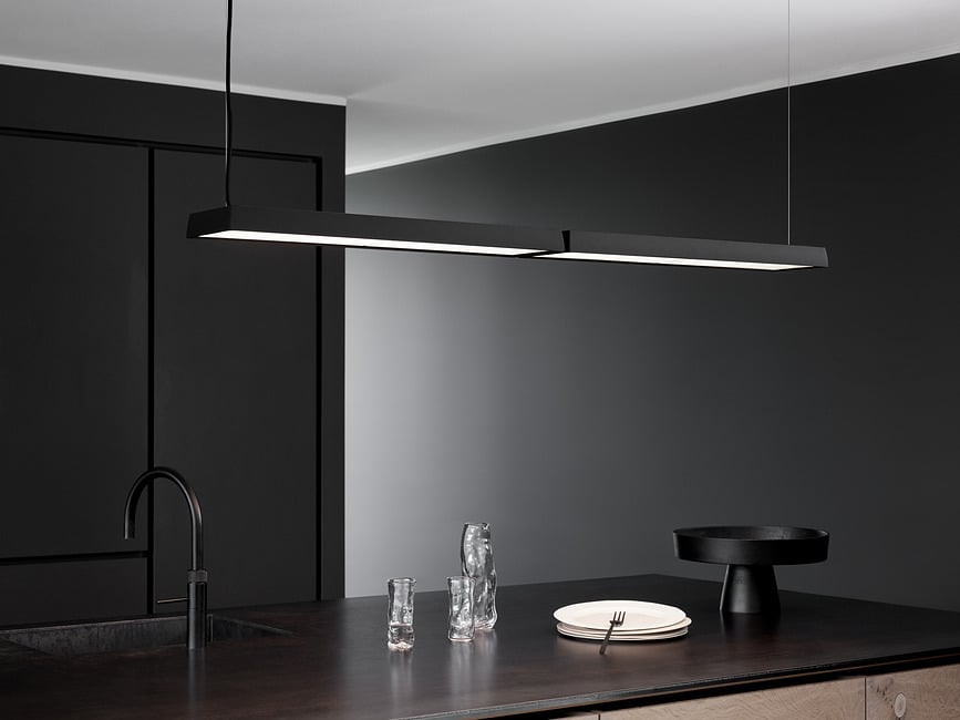 Slim Box Suspended Double Κρεμαστό Φωτιστικό LED, 4000K, λευκό, με οπάλ διαχύτη, με έλεγχο Dali