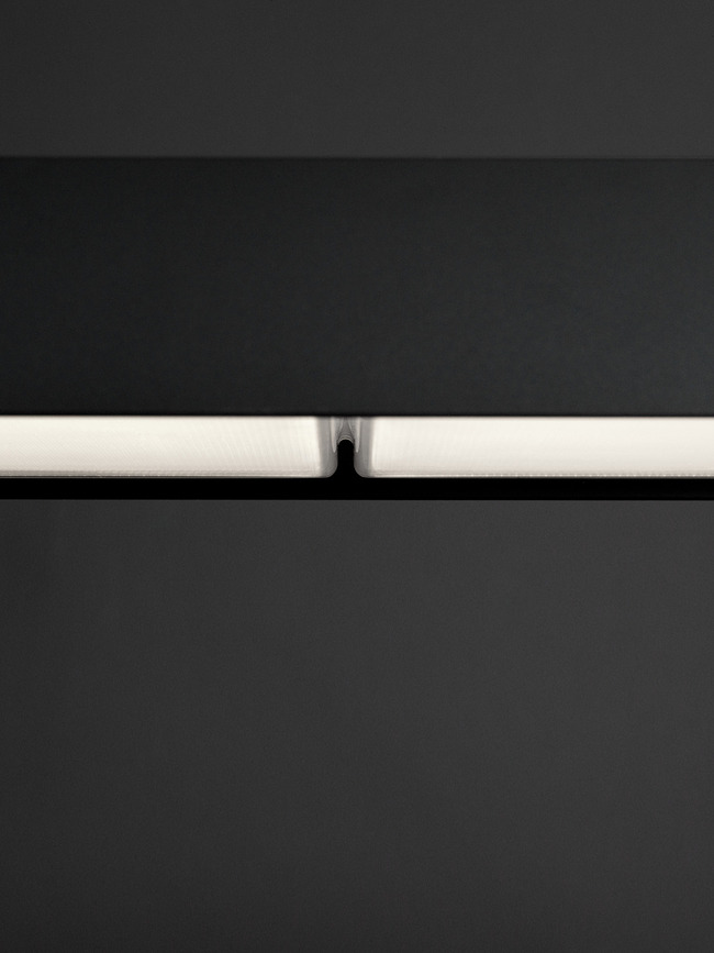 Slim Box Suspended Double Luminaire Suspendu LED, avec diffuseur opale, contrôle DALI, 4000K, blanc