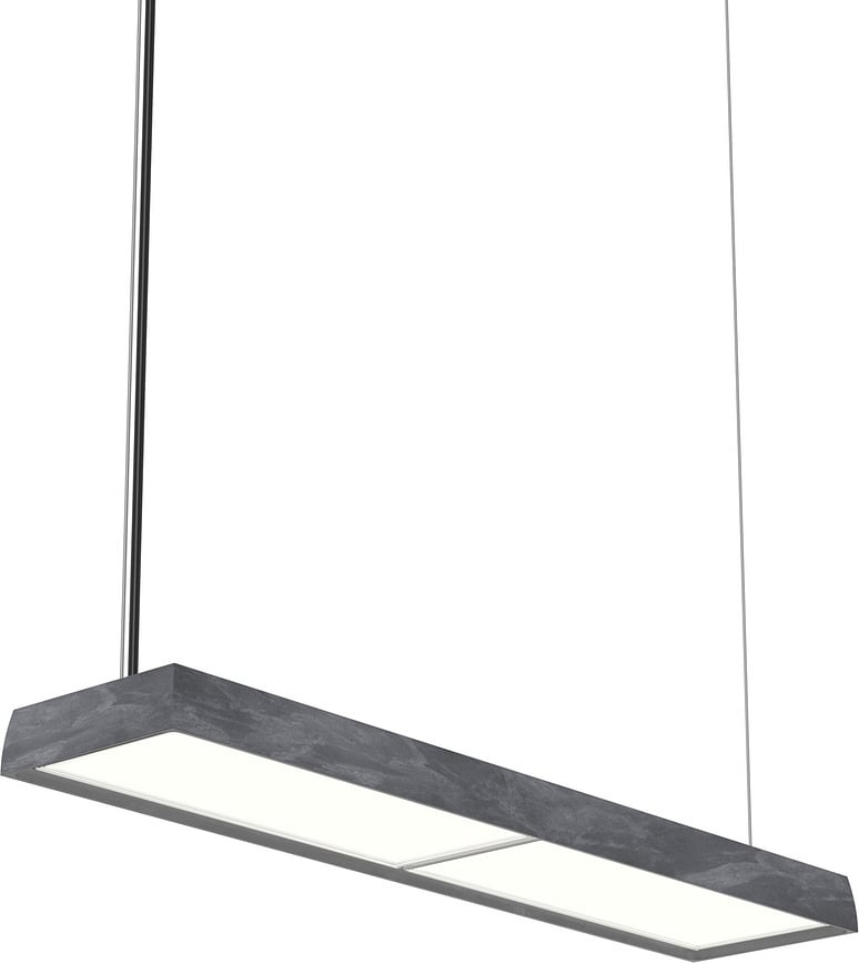 Slim Box Suspended LED 3000K Rippvalgusti alumiinium opaalse hajutiga Bluetooth valgustuse juhtimine