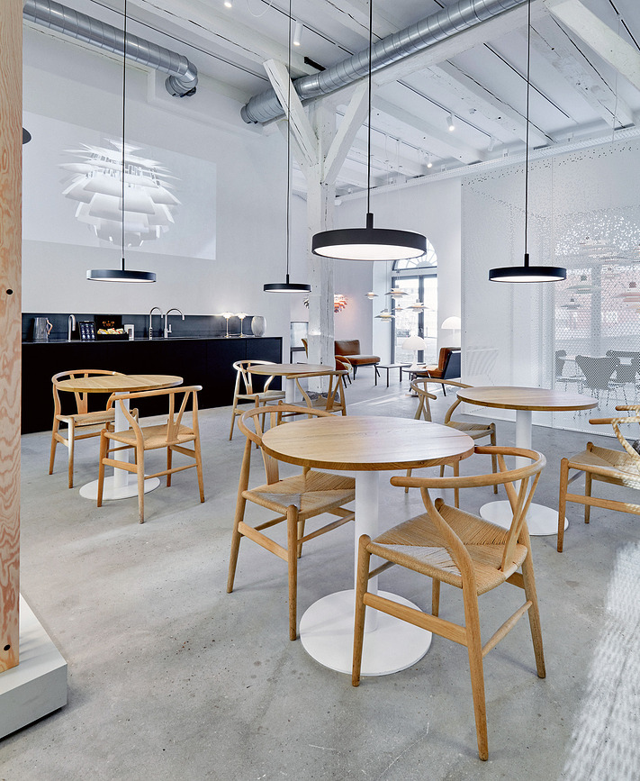 Slim Round Suspended LED KA Φωτιστικό Κρεμαστό, με διαχύτη οπάλ, έλεγχος φωτισμού Dali, Ø 25 cm, λευκό