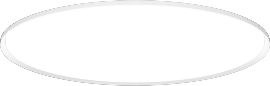 Slim Round Ugradbena LED Svjetiljka 68 cm 4000K s opal difuzorom s Dali upravljanjem bijela