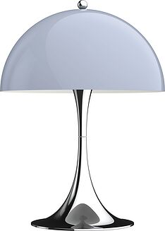 Stolná lampa Panthella Mini sivá-strieborná