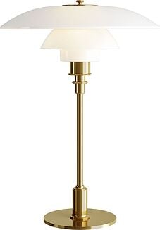 Stolná lampa PH so skleneným tienidlom 33 cm