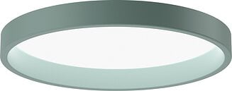 Stropné svietidlo Circle Semi Recessed LED 3000K 45,6 cm tlmená zelená