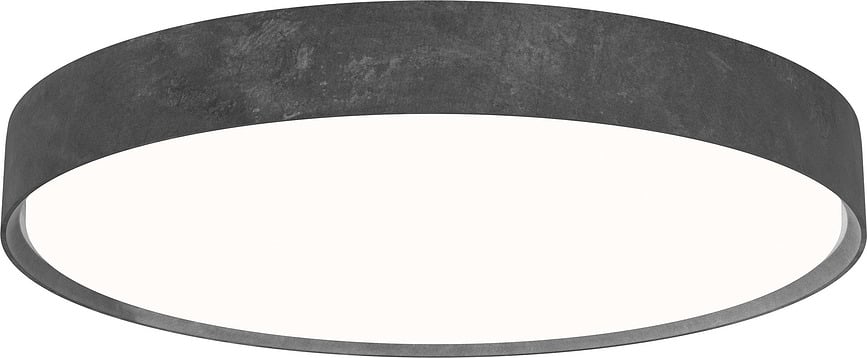 Stropné svietidlo Slim Round Semi Recessed LED 3000K s opálovým difúzorom ovládanie osvetlenia Dali 44 cm hliník