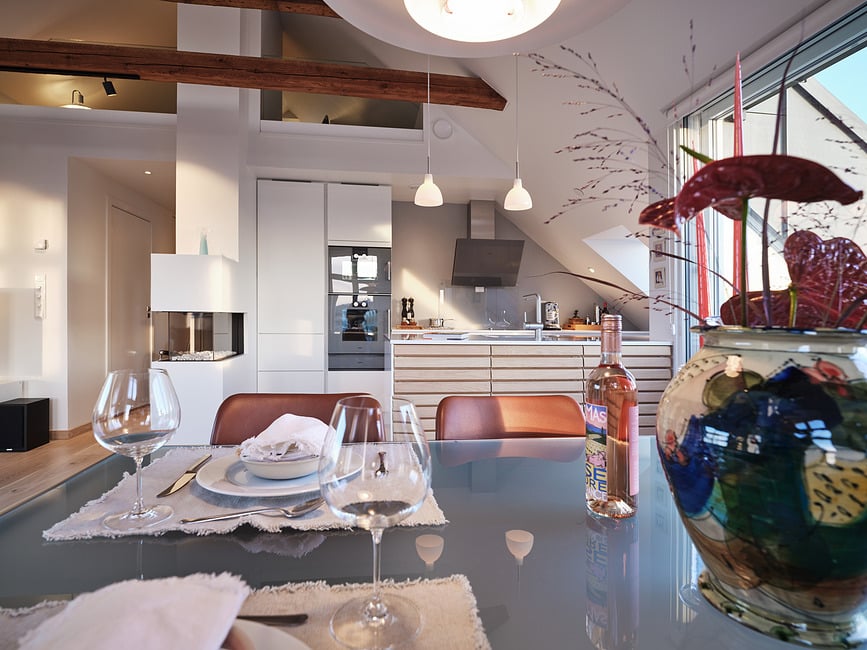 Toldbod Lampa viseća 22 cm staklena bijela