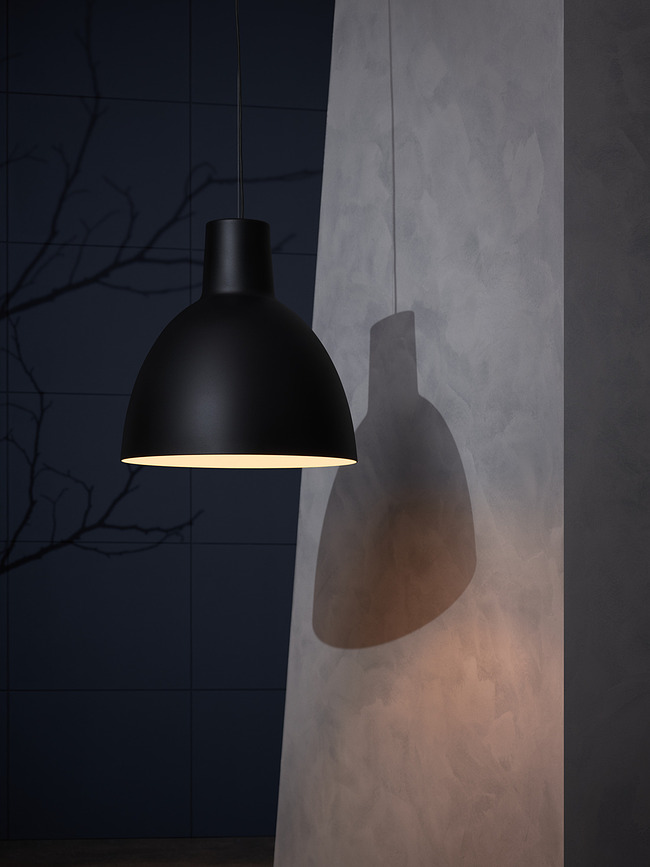 Toldbod Lampa viseća 40 cm crna