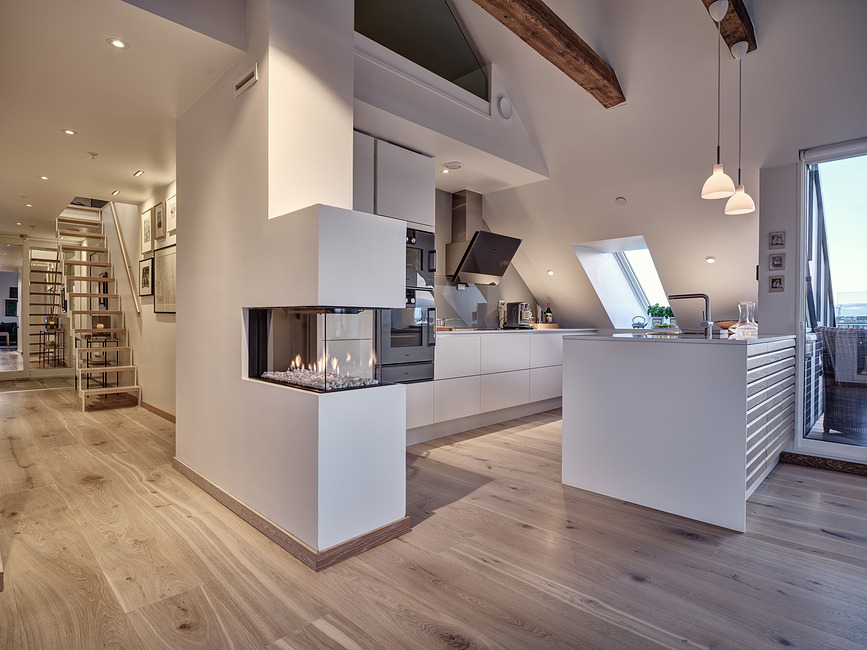 Toldbod Suspension 22 cm, blanche, en verre