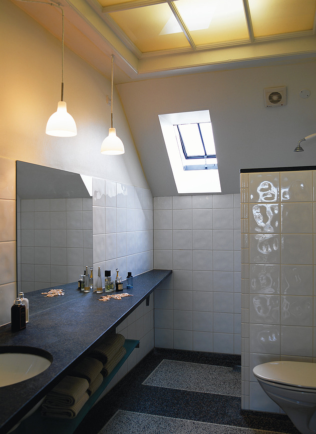 Toldbod Viseča svetilka, 22 cm, bela, steklena