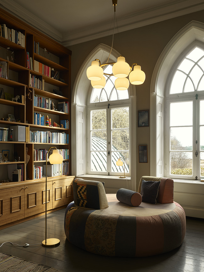 VL Ring Crown Lampadaire, laiton