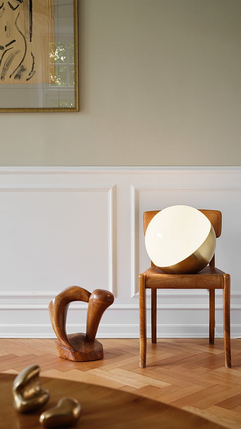 VL Studio Lampa mjedena fazno prigušivanje 32 cm