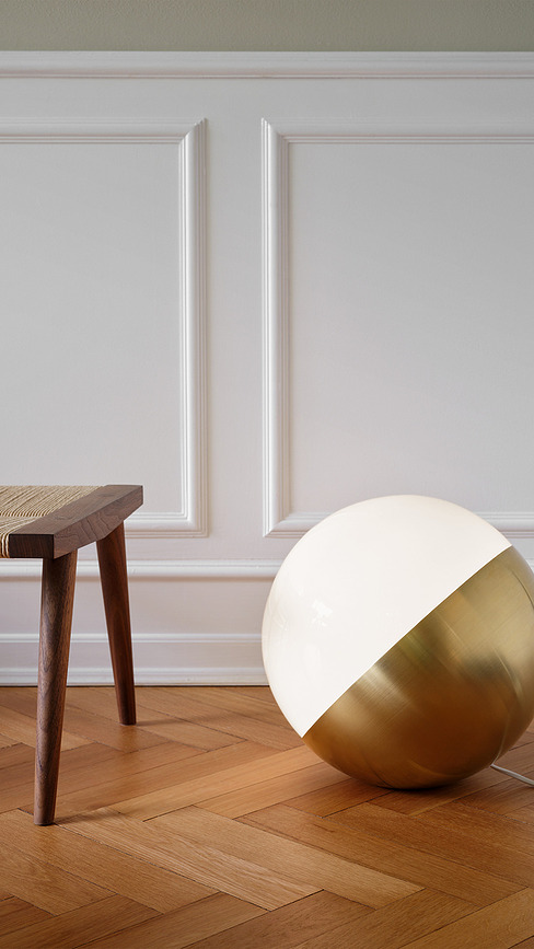 VL Studio Lampa mjedena fazno prigušivanje 32 cm