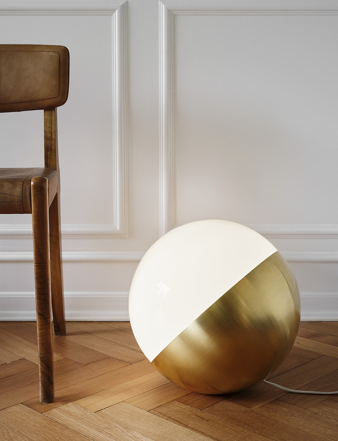 VL Studio Lampe gradable à coupure de phase, 32 cm, laiton