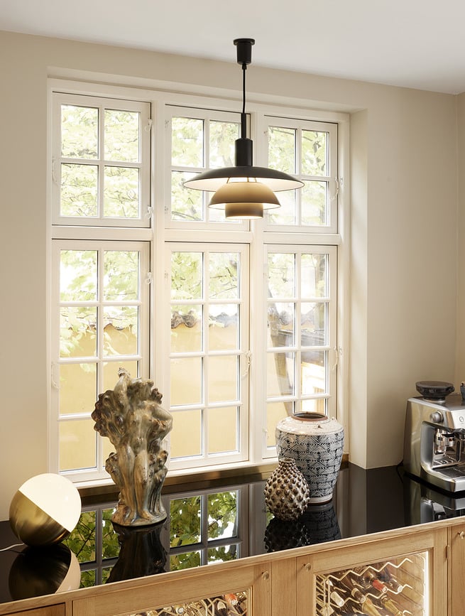 VL Studio Φωτιστικό, με ροοστάτη φάσης (Main Dimm), 32 cm, ορειχάλκινο