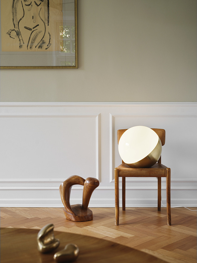 VL Studio Svetilka, 32 cm, medenina, fazno zatemnjevanje Main Dimm