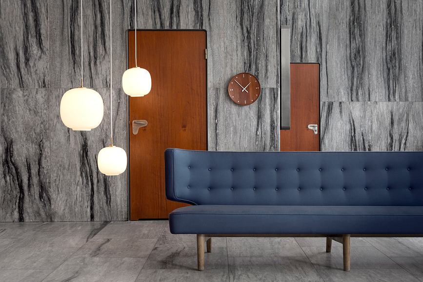 VL45 Radiohus Viseča svetilka LED, 37 cm, 3000K, s krmiljenjem Dali