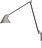Wandlamp met stang NJP LED 2700 K lichtgrijs