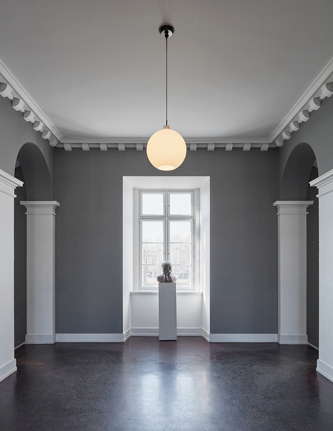 Wohlert Κρεμαστό Φωτιστικό LED, γυάλινο, 40 cm, με έλεγχο φωτισμού Bluetooth