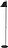 Yuh Golvlampa LED 2700K, svart
