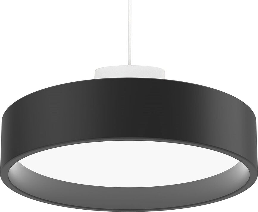 Závesná lampa Circle Suspended LED 3000K 26,7 cm čierna