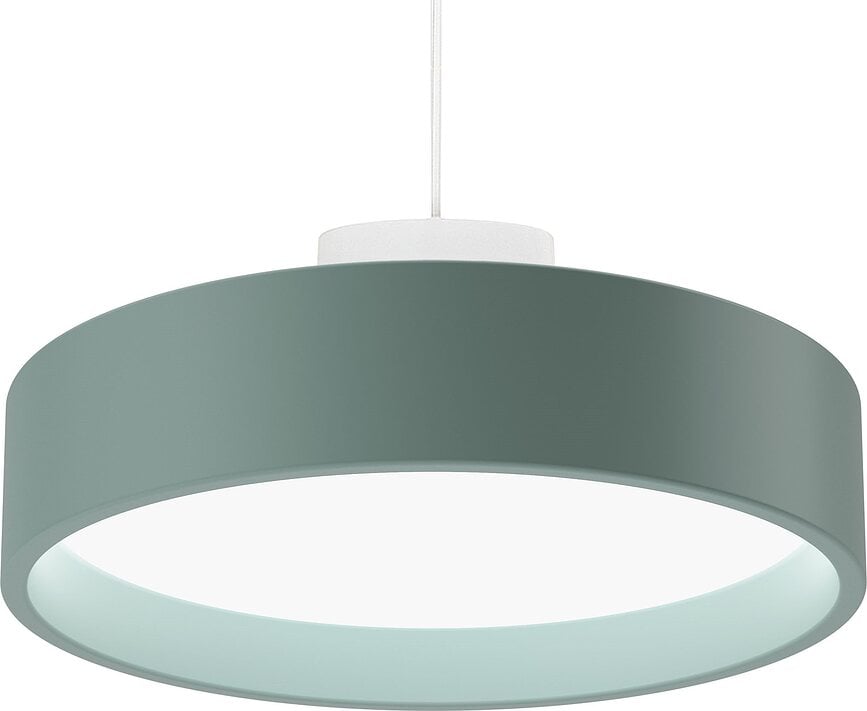 Závesná lampa Circle Suspended LED 3000K 26,7 cm tlmená zelená