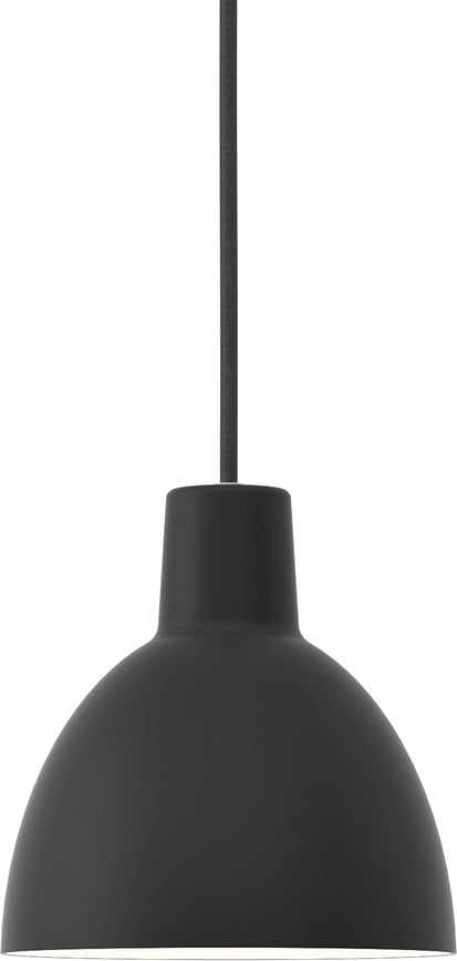 Závesná lampa Toldbod 17 cm čierna