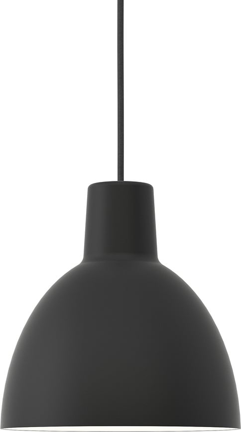 Závesná lampa Toldbod 25 cm čierna