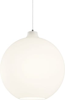 Závesná lampa Wohlert LED sklenená 30 cm