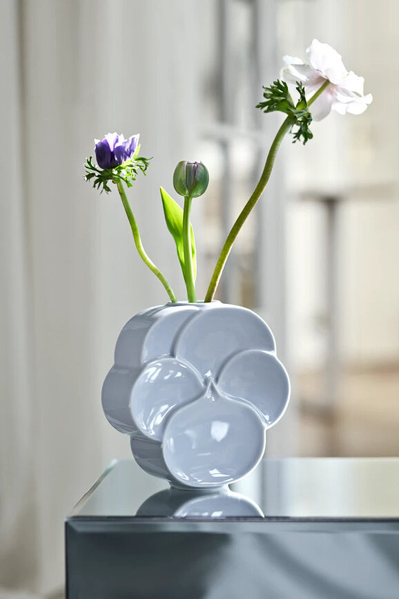Βάζο Flower Pansy 17 cm, μπλε
