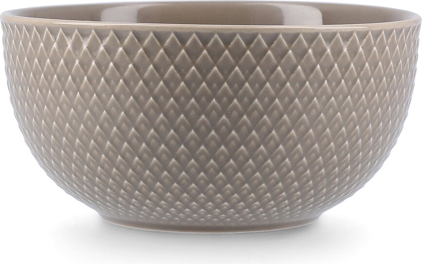 Bol Rhombe Earth 13 cm, marron