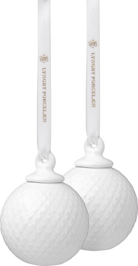 Bolas de Navidad Rhombe, 5 cm, 2 unidades