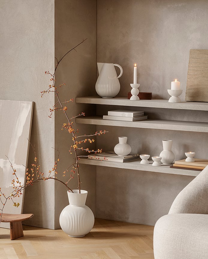 Candelabro para vela clásica Lyngby Tura, 14 cm