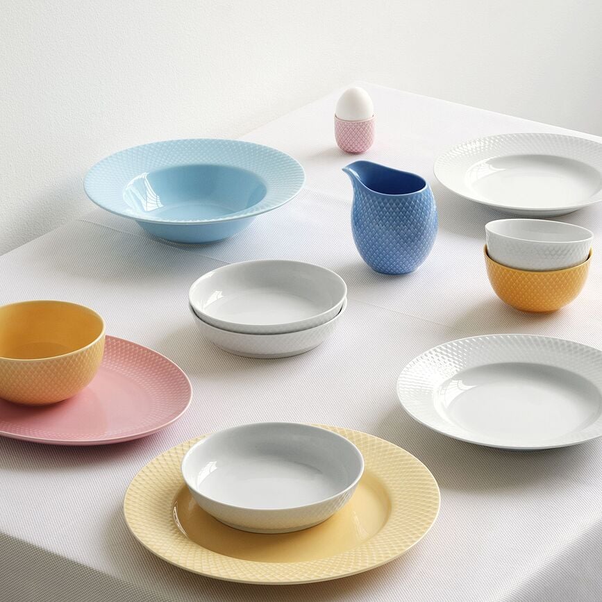 Cuenco de postre Rhombe, 16 cm, blanco