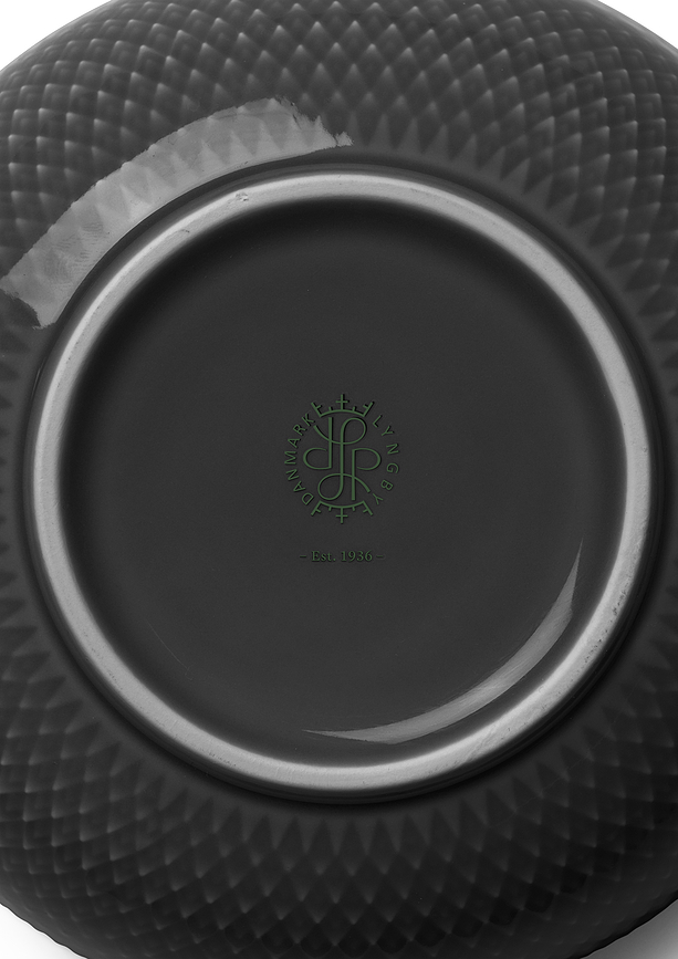 Cuenco Rhombe Earth, 11 cm, negro