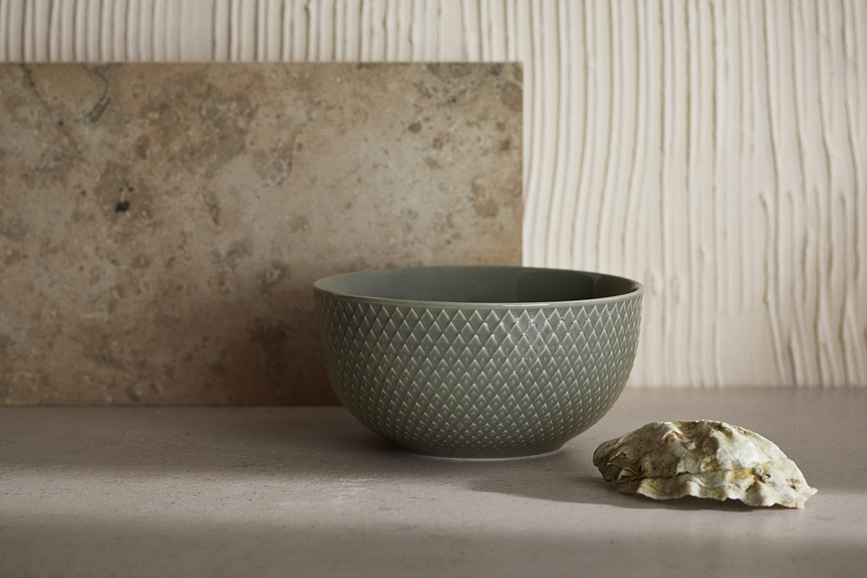 Cuenco Rhombe Earth, 13 cm, beige