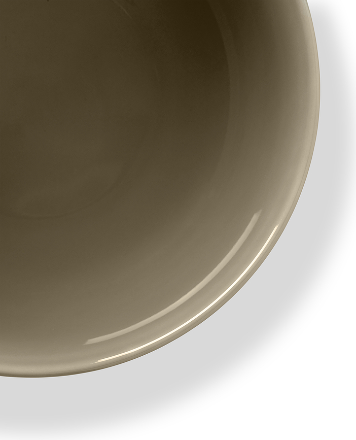 Cuenco Rhombe Earth 15,5 cm gris topo