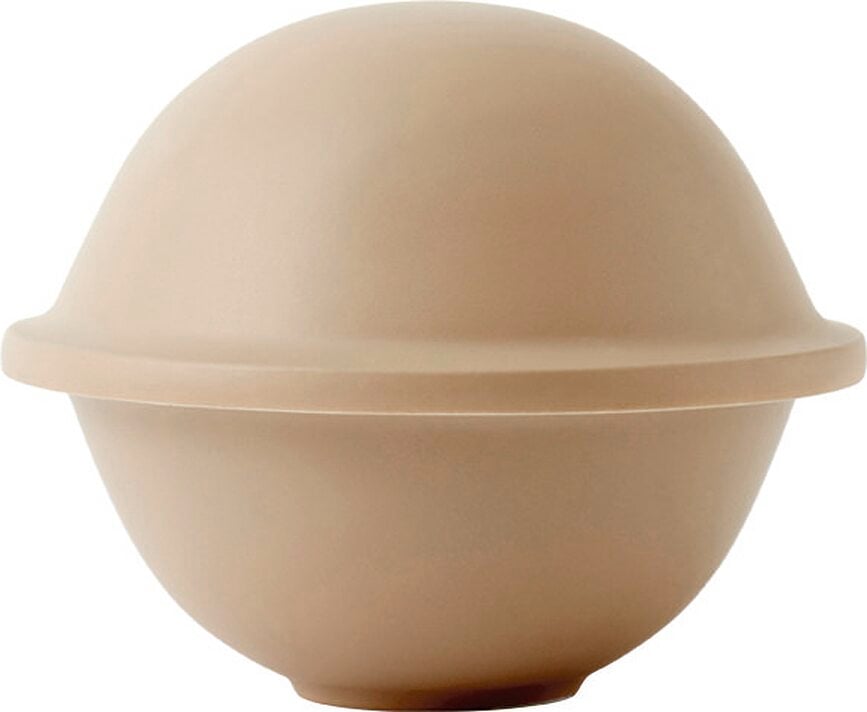 Glazen bonbonschaal Chapeau 0,5 l camel