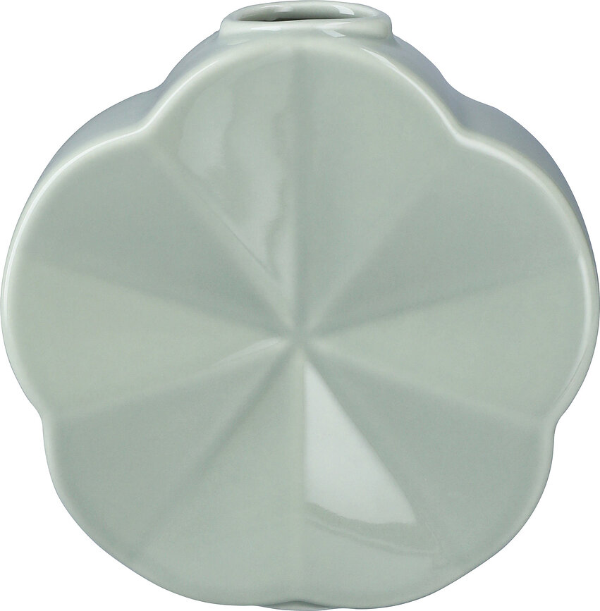 Jarrón Flower Morning 14 cm, verde